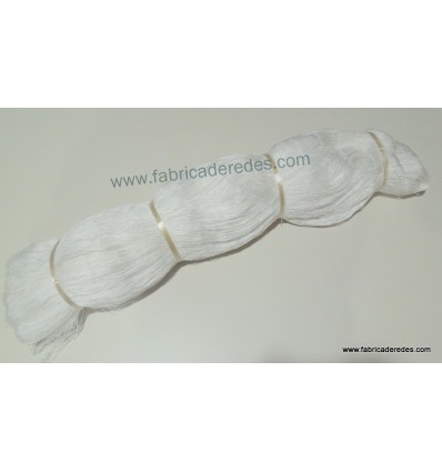 White Nylon Silk Net Fishing Net Monofilament Semi-Finished Product 10-20cm  Hole 