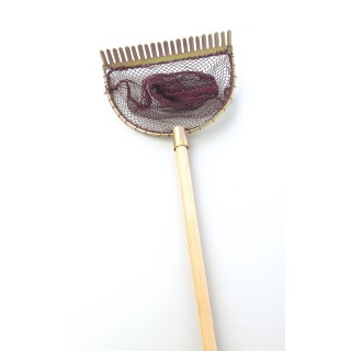 Rake with handle and network 1,30 meters