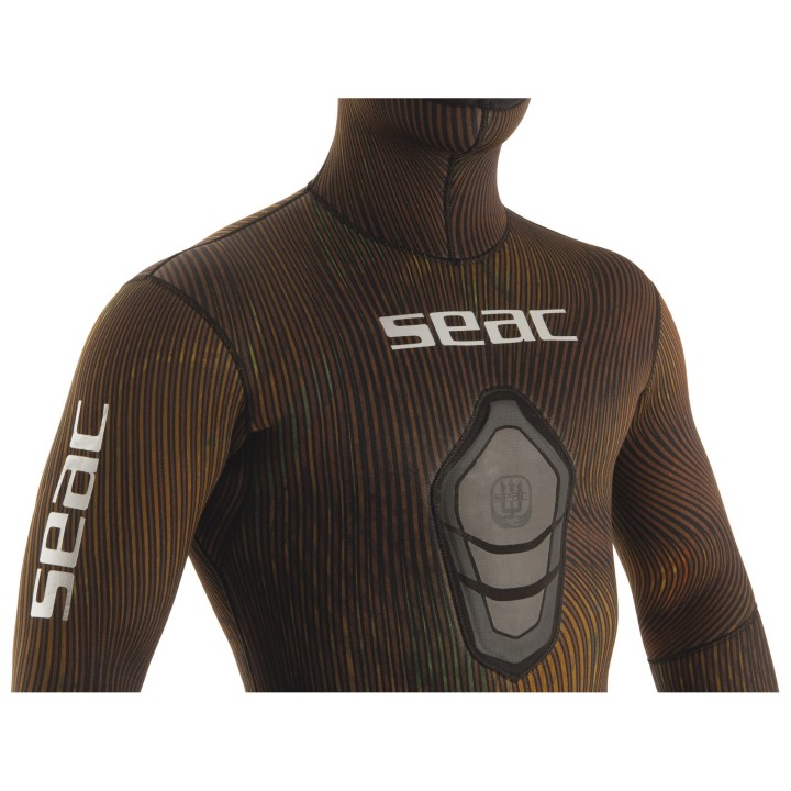 Traje pesca submarina SEAC Alga neopreno camuflaje 5 mm