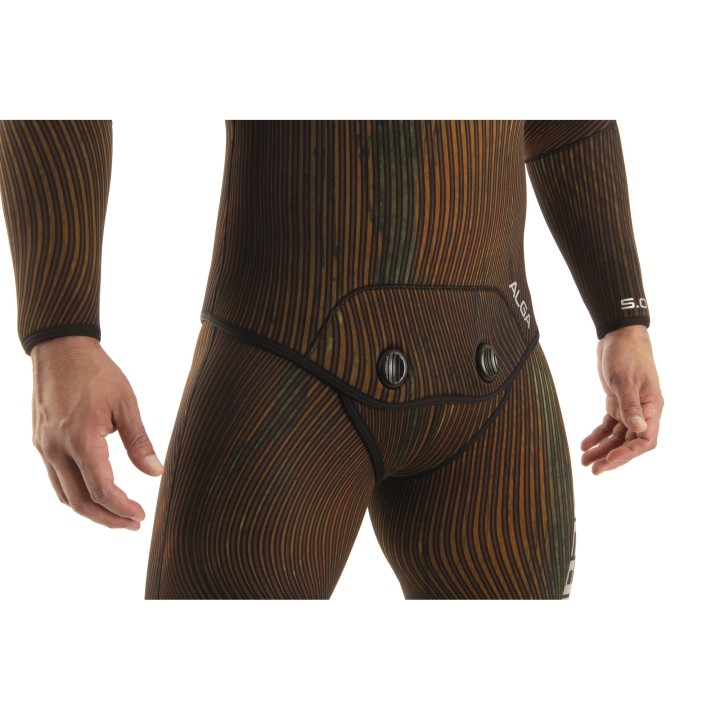 Traje pesca submarina SEAC Alga neopreno camuflaje 5 mm