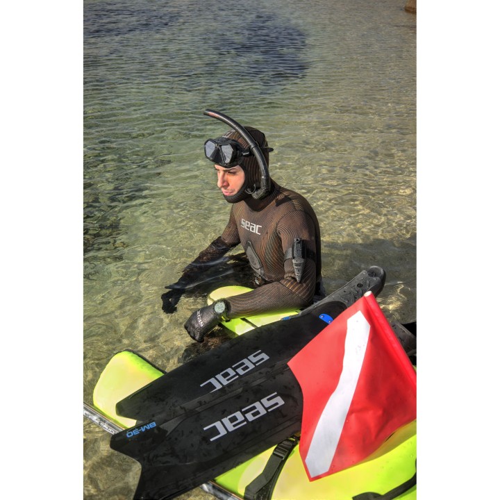 Traje pesca submarina SEAC Alga neopreno camuflaje 5 mm