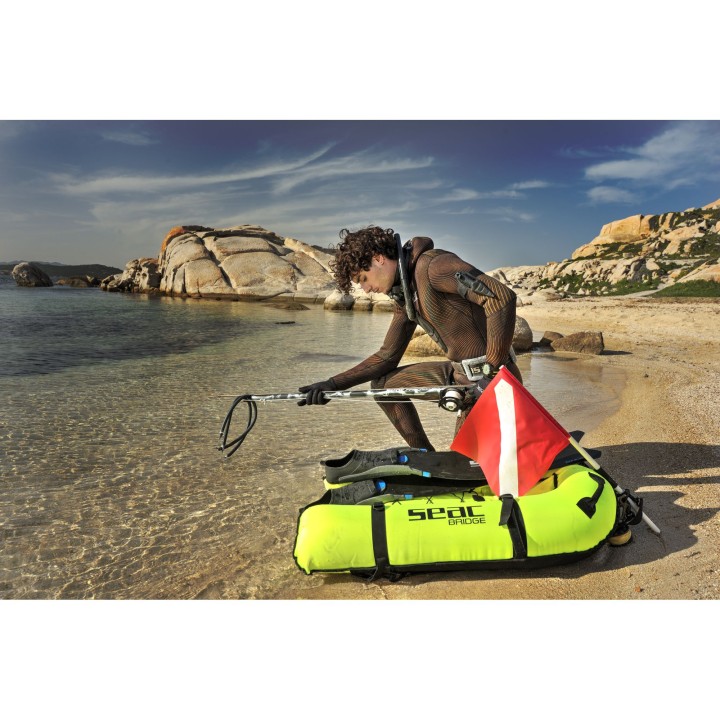 Traje pesca submarina SEAC Alga neopreno camuflaje 5 mm