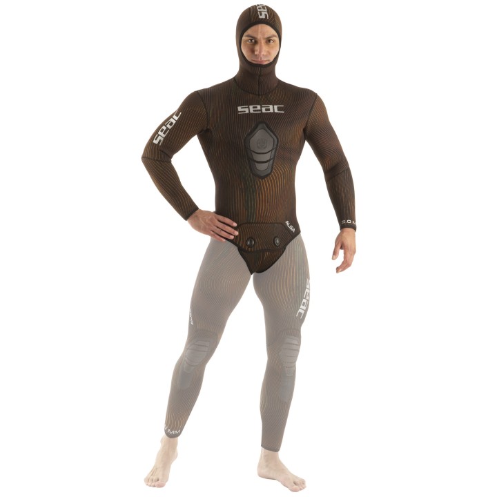 Scuba fishing suit SEAC Neoprene Alga camouflage 5 mm