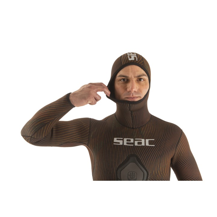 Scuba terno de pesca SEAC Neoprene Alga camuflagem 5 mm