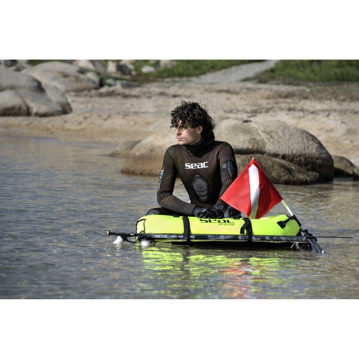 Scuba terno de pesca SEAC Neoprene Alga camuflagem 5 mm