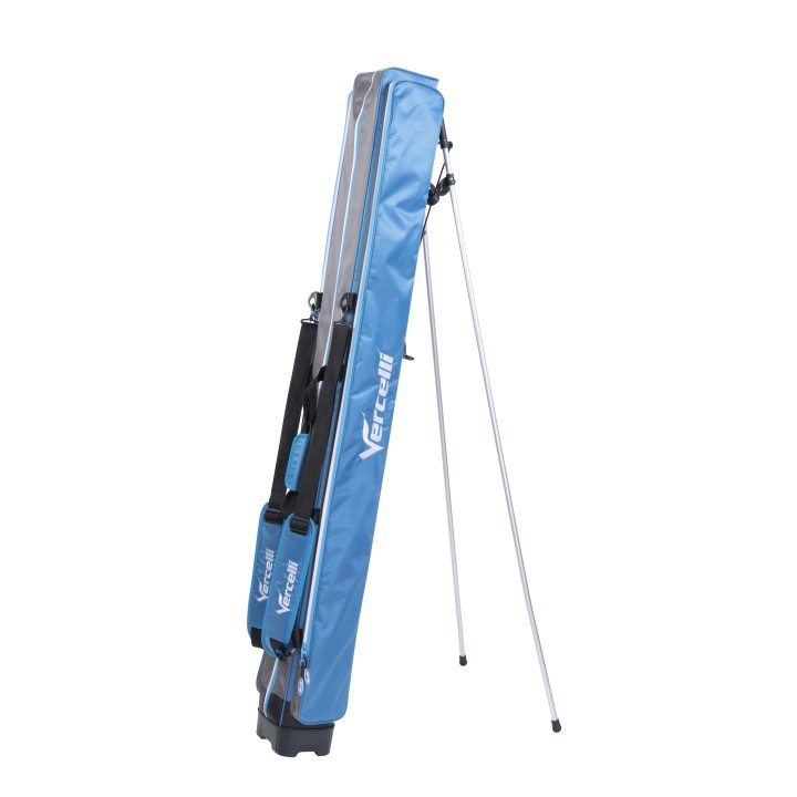 Caisse Cañas Vercelli Supra Long 1.60m - Surfcasting rigide avec pieds en aluminium