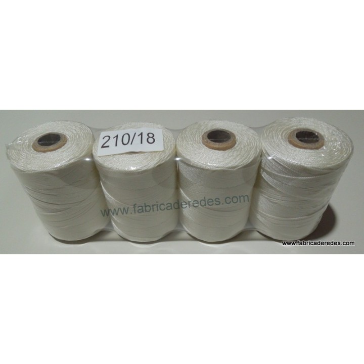 Hilo nylon 210/18 (2220) Blanco