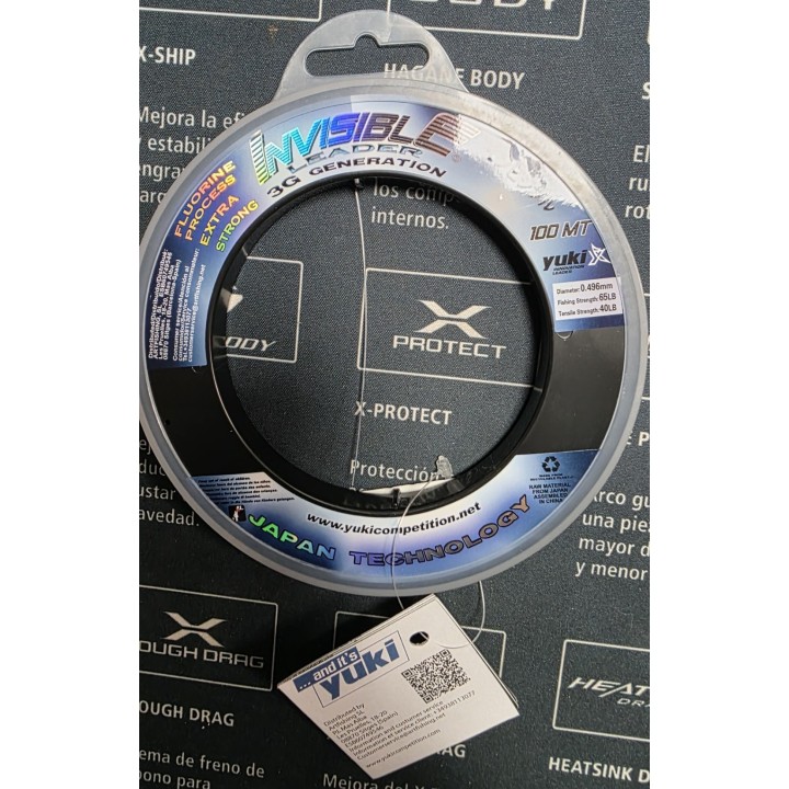 Yuki leader invisibile 3G generazione 0.496 mm x 100 metri