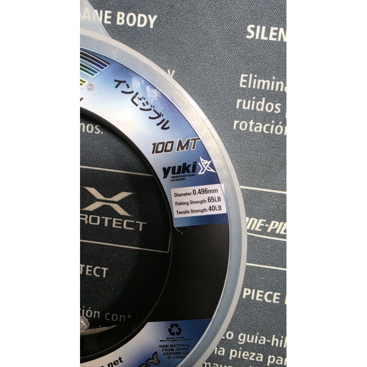Yuki invisible leader 3G generación 0.496 mm x 100 metros