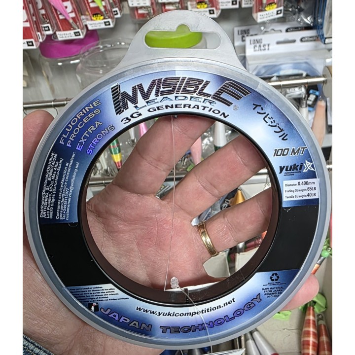 Yuki invisible leader 3G generation 0.496 mm x 100 meters