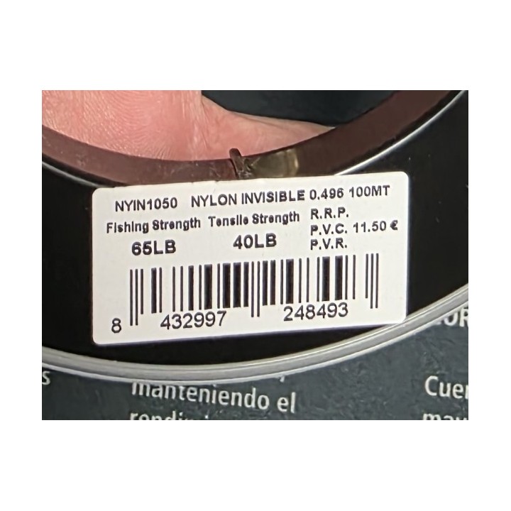 Yuki líder invisível 3G geração 0.496 mm x 100 metros