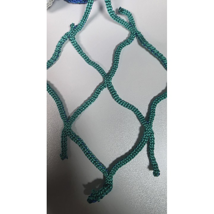 Netzwerkpolypropylen 4mm ohne Knoten 100mm grüne Farbe