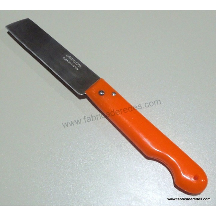 Navaja profesional 85mm punta cortada naranja