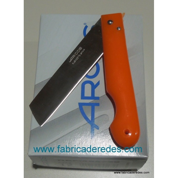 Navaja profesional 85mm punta cortada naranja
