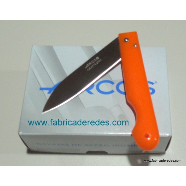 Navaja profesional 85mm punta de lanza Naranja