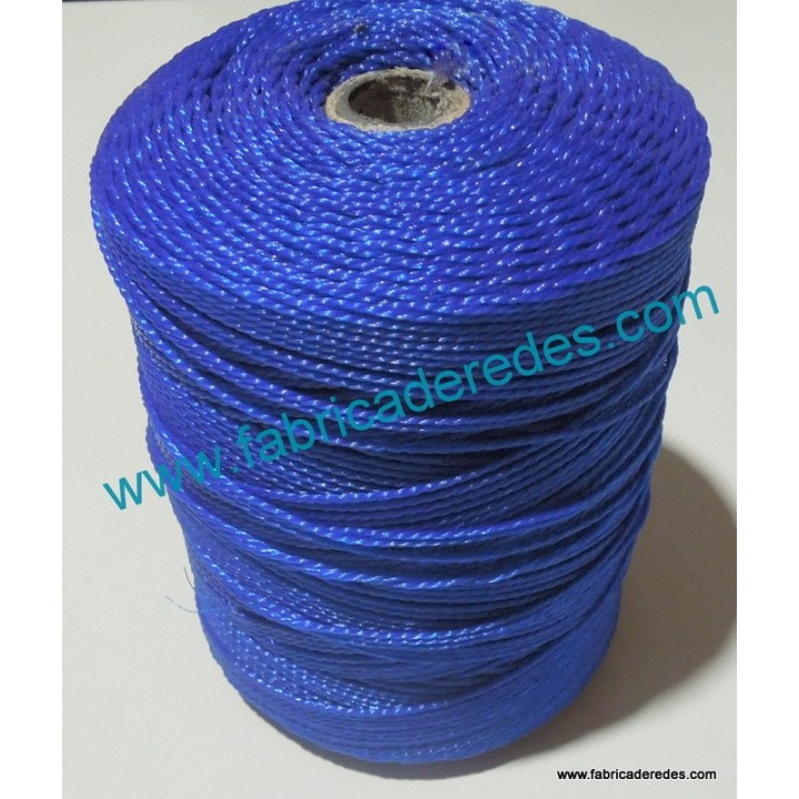 Hilo polietileno torcido Nº7 (bis) Azul