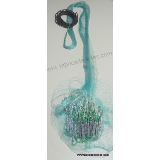 Atarraya Monofilamento 0.30mm x malla de 2,5cm