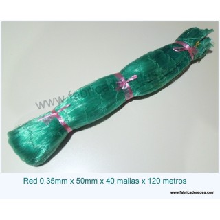 Red 0.35mm x 50mm x 40 mallas x 100mts