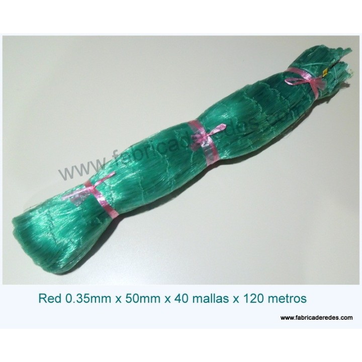Red 0.35mm x 50mm x 40 mallas x 100mts
