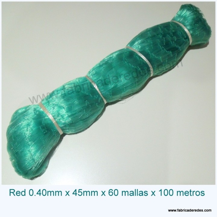 Red 0.40mm x 45mm x 60 mallas x 100 metros