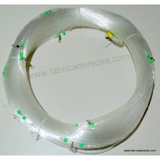 Palangre 200mm x 18 giratorios x 500 metros x 4/0