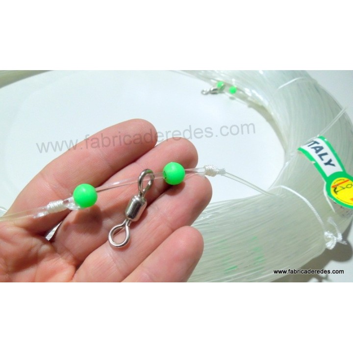 Palangre 200mm x 18 giratorios x 500 metros x 4/0