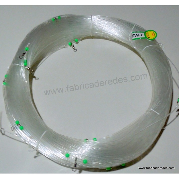 Palangre 200mm x 18 giratorios x 500 metros x 4/0