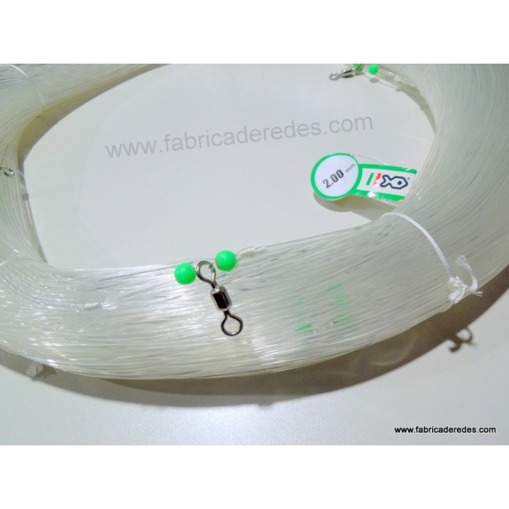 Palangre 200mm x 18 giratorios x 500 metros x 4/0