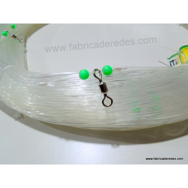 Palangre 200mm x 18 giratorios x 500 metros x 4/0