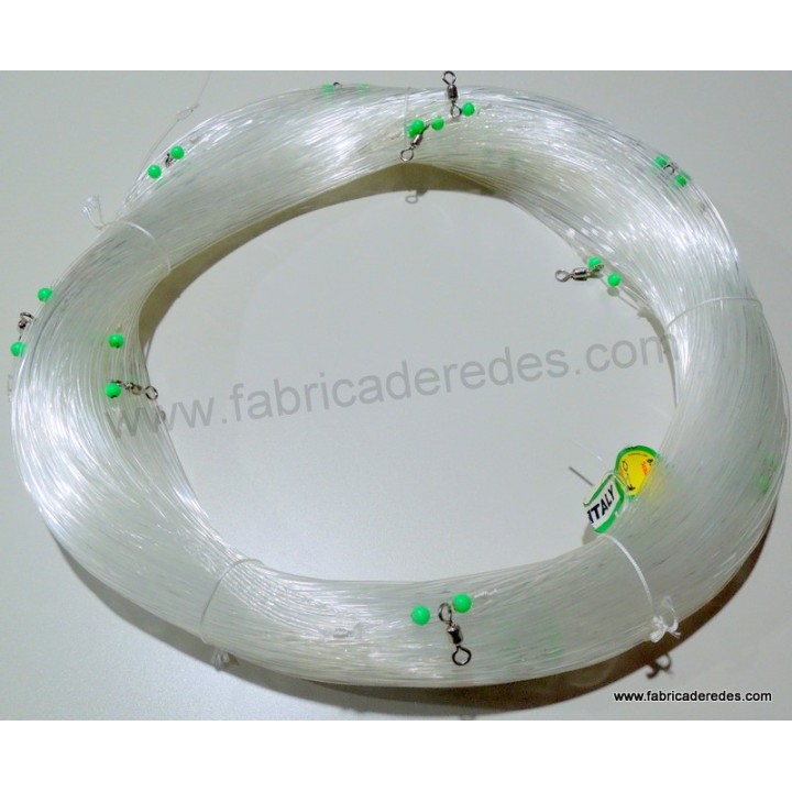 Palangre 200mm x 18 giratorios x 500 metros x 4/0