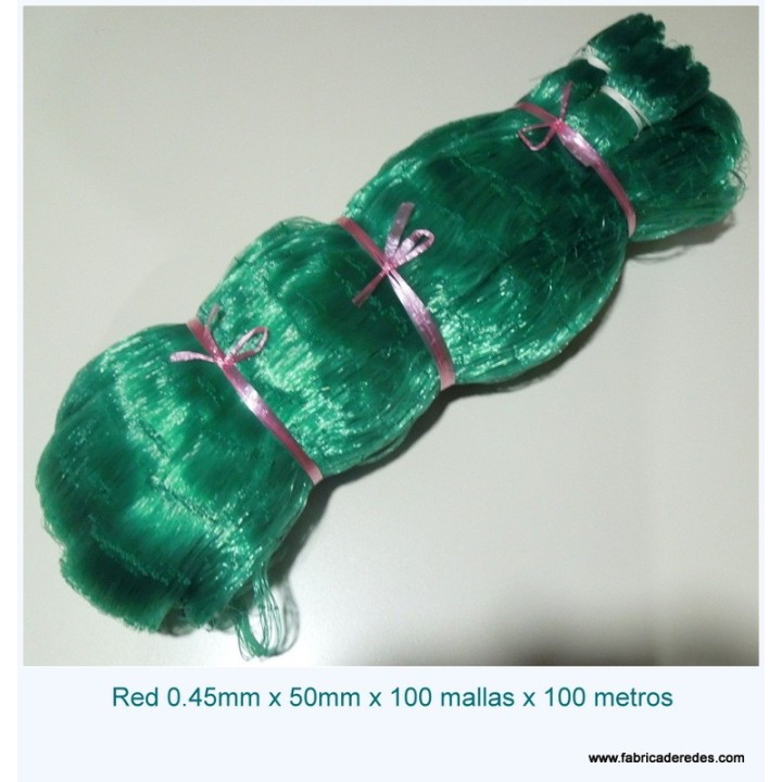 Red 0.45mm x 50mm x 100 mallas x 100 metros