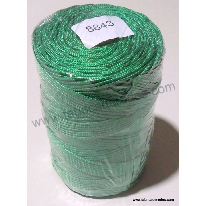 Nylon trenzado 8843 verde (trencilla)