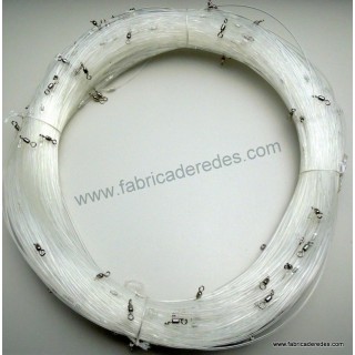 Palangre 200mm x 100 giratorios x 500mts