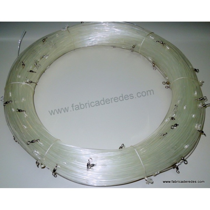 Palangre 250mm x 100 giratorios x 500mts