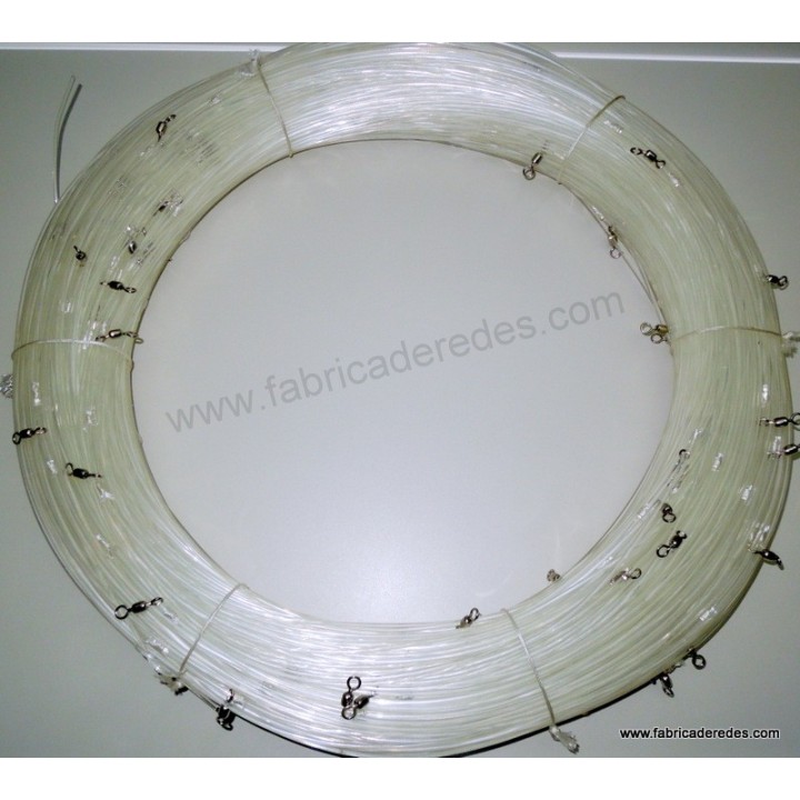 Palangre 250mm x 100 giratorios x 500mts