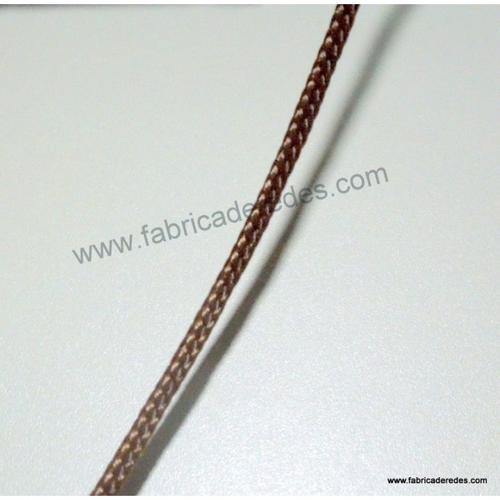 Nylon trenzado 4840/3 (Trencilla) Marrón