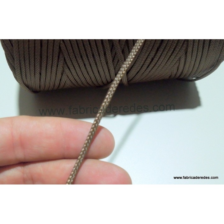 Nylon trenzado 4840/3 (Trencilla) Marrón