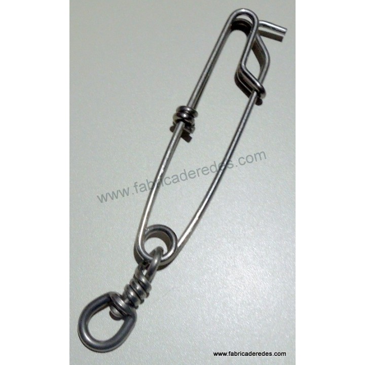 Mosqueton inox con giratorio 2.6x100+ S/S SBL