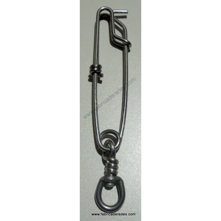 Mosqueton inox con giratorio 2.6x100+ S/S SBL