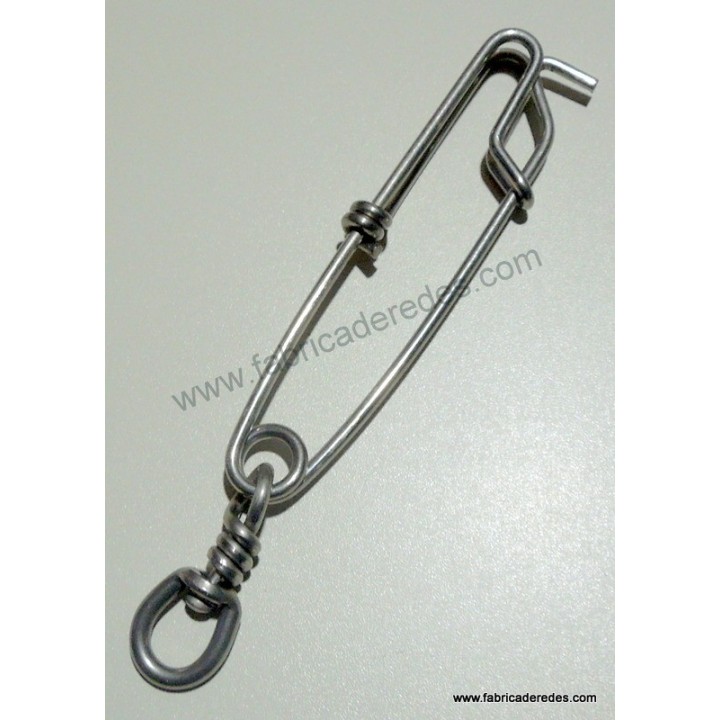 Mosqueton inox con giratorio 2.6x100+ S/S SBL