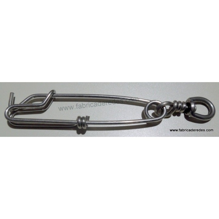 Mosqueton inox con giratorio 2.6x100+ S/S SBL