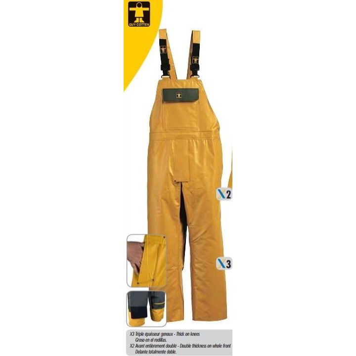 Pantalon peto clásico amarillo