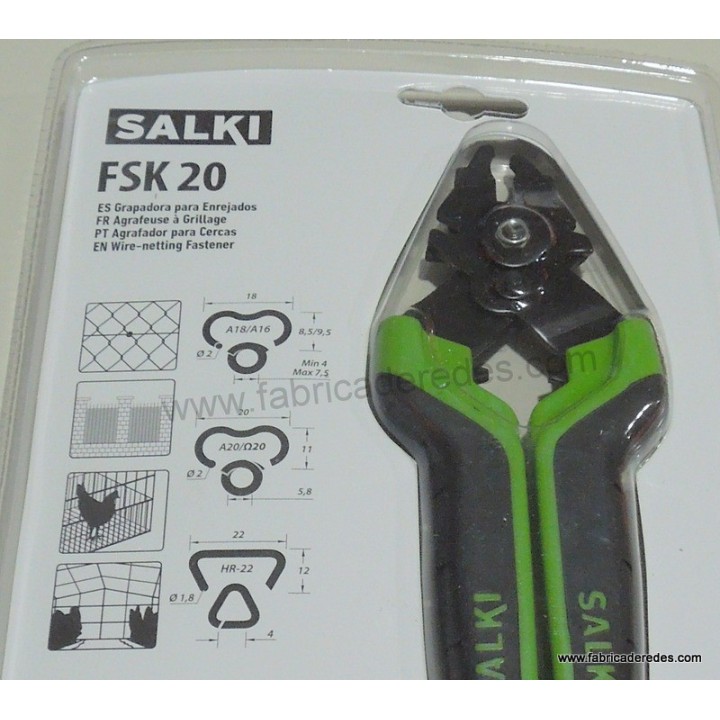 Grapadora Salki Sin cargador Mod FSK20 A16 a A20