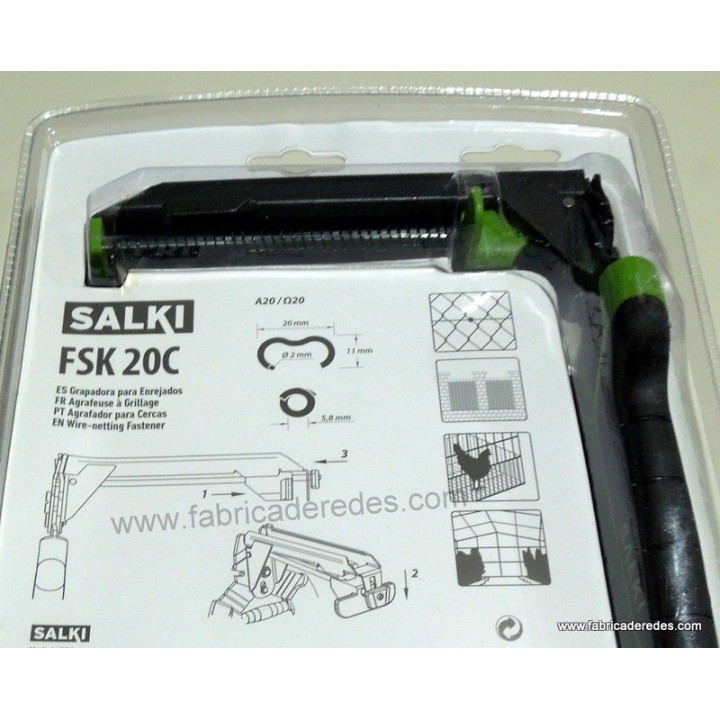 Grapadora Salki con cargador Mod FSK20S A20
