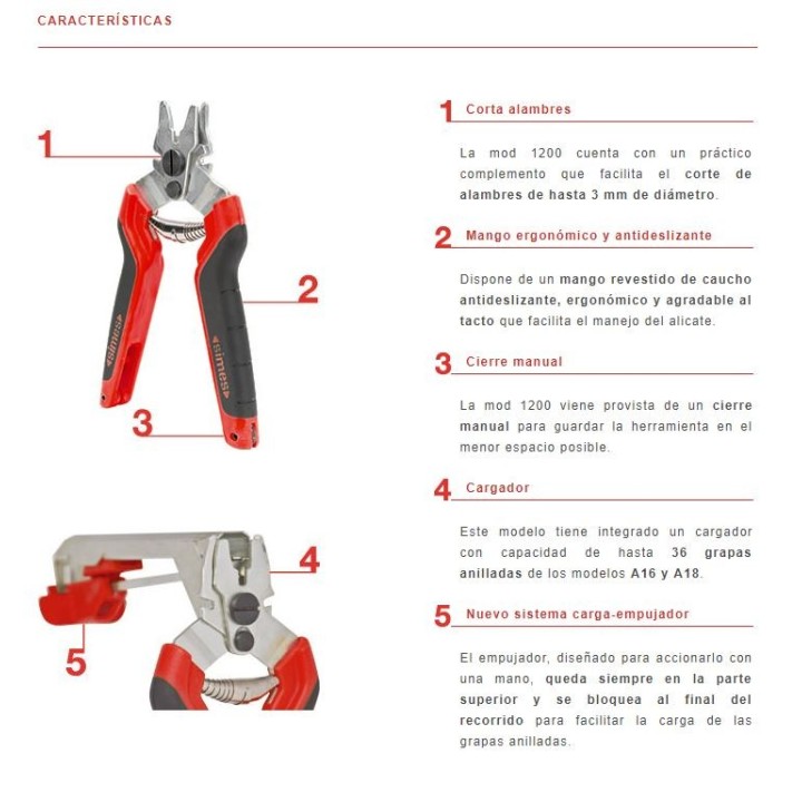 Grapadora Cercados mod 1200 A16/A18