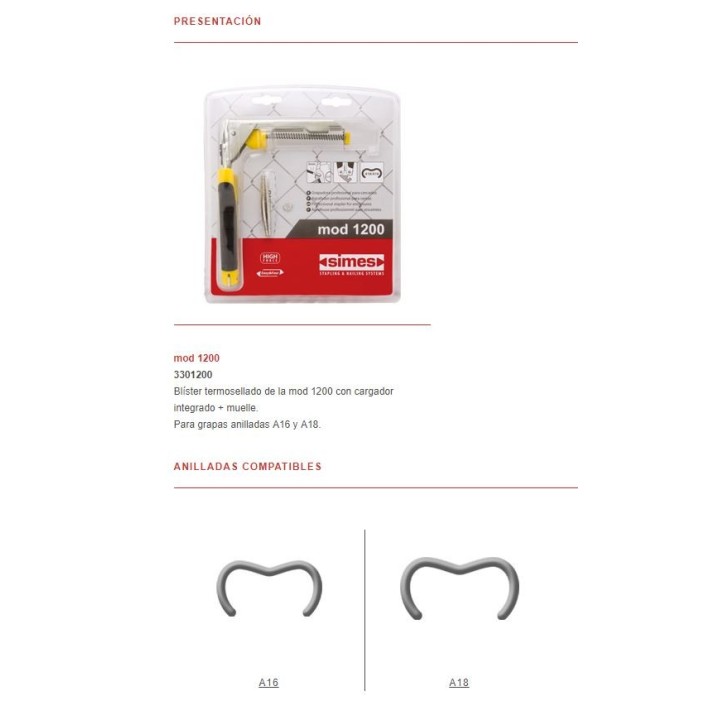 Grapadora Cercados mod 1200 A16/A18