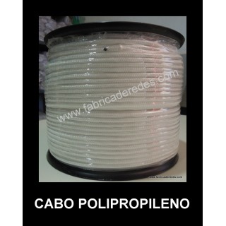 Corda de polipropileno trançada de 6mm em bobinas de 200 e 500 metros