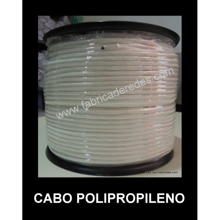 Cuerda de polipropileno trenzado 6mm en carretes de 200 y 500 metros