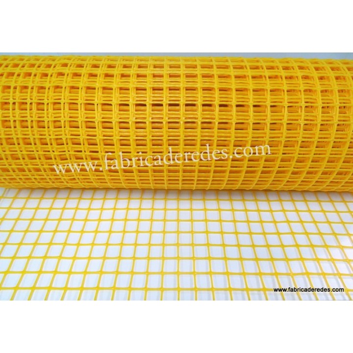 Maglia di plastica quadrata giallo 3 cm x 3 cm 450 gr