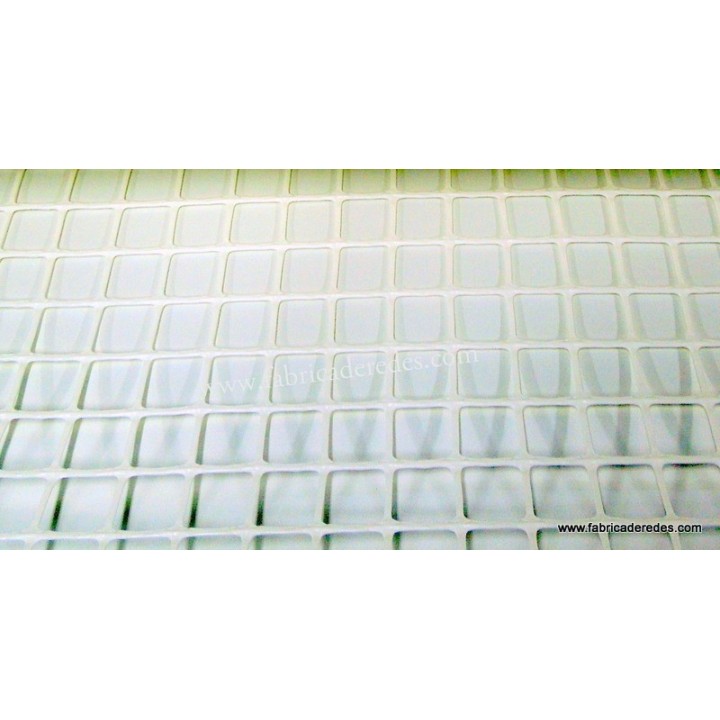 Malla Plástica cuadrada Blanca 3cm x 3cm 450 grs